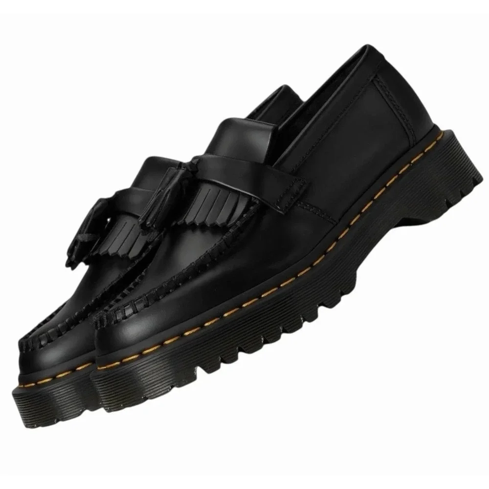 Dr. Martens Adrian Quad Black Platform Loafers Men's‎ 8 Women's 9 NWT